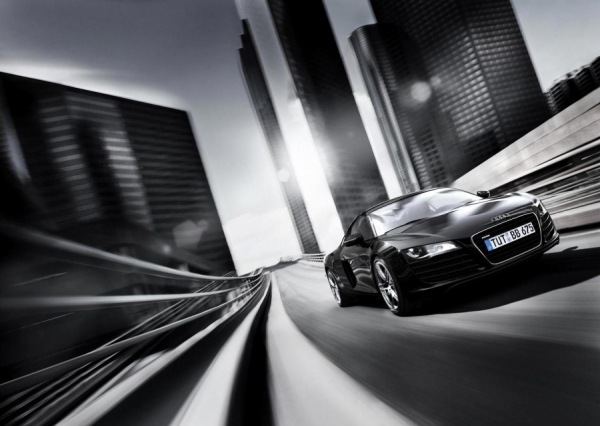 Photograph Nigel Harniman Audi R8 on One Eyeland